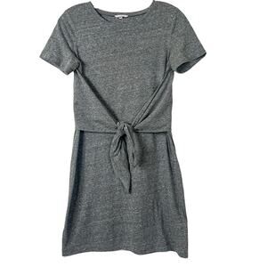 Club Monaco Gray Asymmetrical Knot T-Shirt Dress, EUC, Small, MSRP $99